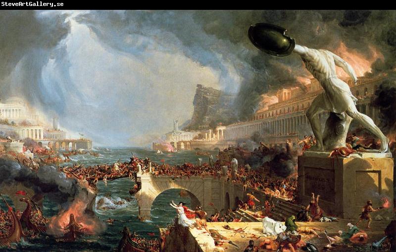 Thomas Cole Course of Empire Destruction